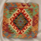 Coussin Kilim 45x45 housse de coussin tissé à la main
