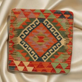   Housse de coussin tissé à la main 45x45 Coussin décoratif Kilim