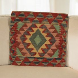   Housse de coussin tissé à la main 45x45 Coussin décoratif Kilim