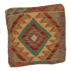 Coussin oriental Kilim 40x40 Taie d'oreiller tissé à la main