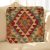 Coussin oriental Kilim 40x40 Taie d'oreiller tissé à la main