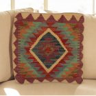 Housse de coussin tissé à la main 45x45 Coussin décoratif Kilim