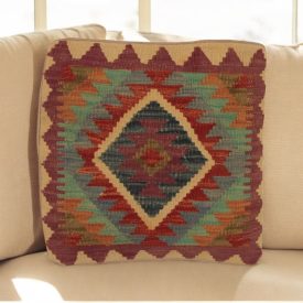   Housse de coussin tissé à la main 45x45 Coussin décoratif Kilim