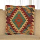 Housse de coussin tissé à la main 45x45 Coussin décoratif Kilim