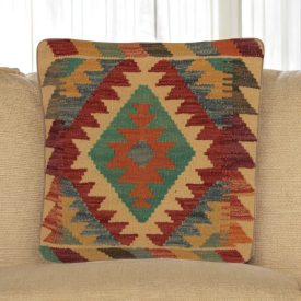   Housse de coussin tissé à la main 45x45 Coussin décoratif Kilim