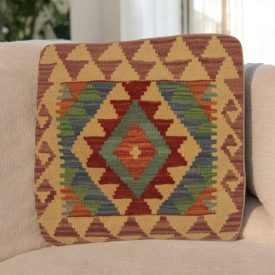   Housse de coussin tissé à la main 45x45 Coussin décoratif Kilim