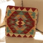 Housse de coussin tissé à la main 45x45 Coussin décoratif Kilim