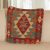 Housse de coussin Kilim afghane 45x45 oreiller tissé à la main