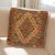 Housse de coussin Kilim afghane 45x45 oreiller tissé à la main
