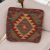 Housse de coussin Kilim afghane 45x45 oreiller tissé à la main