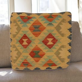   Coussin Kilim tissé à la main 45x45 coussin décoratif afghan