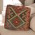 Coussin oriental Kilim 40x40 Taie d'oreiller tissé à la main