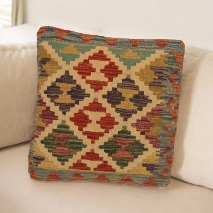 Coussin oriental Kilim 40x40 Taie d'oreiller tissé à la main