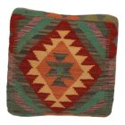 Coussin décoratif Kilim 45x45, housse de coussin tissé à la main