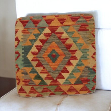 Coussin décoratif Kilim 45x45, housse de coussin tissé à la main