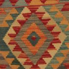 Coussin décoratif Kilim 45x45, housse de coussin tissé à la main