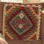 Housse de coussin Kilim tissé à la main 45x45 coussin décoratif afghan