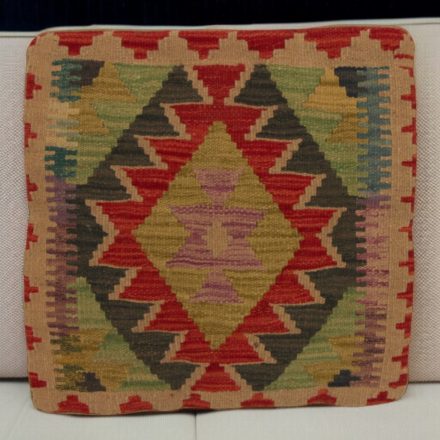 Housse de coussin Kilim tissé à la main 45x45 coussin décoratif afghan