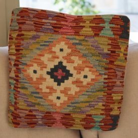   Housse de coussin Kilim tissé à la main 45x45 coussin décoratif afghan