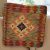 Housse de coussin Kilim tissé à la main 45x45 coussin décoratif afghan