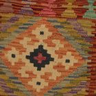Housse de coussin Kilim tissé à la main 45x45 coussin décoratif afghan