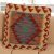 Housse de coussin Kilim tissé à la main 45x45 coussin décoratif afghan