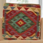Kilim taie d'oreiller 45x45 coussin décoratif tissé à la main