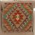 Kilim taie d'oreiller 45x45 coussin décoratif tissé à la main
