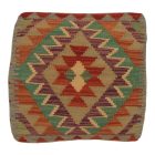 Kilim taie d'oreiller 45x45 coussin décoratif tissé à la main