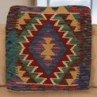 Kilim taie d'oreiller 45x45 coussin décoratif tissé à la main