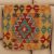 Kilim taie d'oreiller 45x45 coussin décoratif tissé à la main