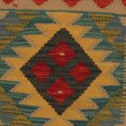 Kilim taie d'oreiller 45x45 coussin décoratif tissé à la main