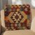 Kilim taie d'oreiller 45x45 coussin décoratif tissé à la main