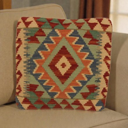 Kilim taie d'oreiller 45x45 coussin décoratif tissé à la main