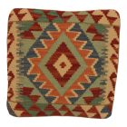Kilim taie d'oreiller 45x45 coussin décoratif tissé à la main
