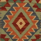 Kilim taie d'oreiller 45x45 coussin décoratif tissé à la main