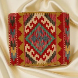   Housse de coussin Kilim afghane 45x45 oreiller tissé à la main