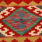 Housse de coussin Kilim afghane 45x45 oreiller tissé à la main