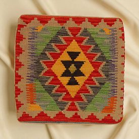   Housse de coussin tissé à la main 45x45 Coussin décoratif Kilim