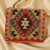 Housse de coussin Kilim afghane 45x45 oreiller tissé à la main
