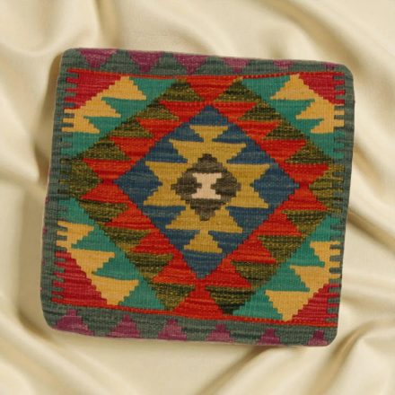 Coussin Kilim tissé à la main 45x45 coussin décoratif afghan