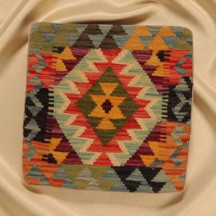 Coussin Kilim tissé à la main 45x45 coussin décoratif afghan