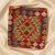 Coussin Kilim tissé à la main 45x45 coussin décoratif afghan