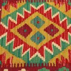 Coussin Kilim tissé à la main 45x45 coussin décoratif afghan
