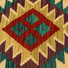 Coussin Kilim tissé à la main 45x45 coussin décoratif afghan
