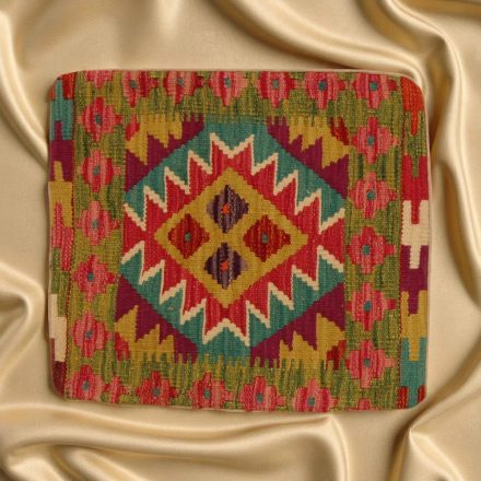 Coussin Kilim tissé à la main 45x45 coussin décoratif afghan