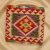 Coussin Kilim tissé à la main 45x45 coussin décoratif afghan