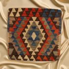 Coussin Kilim tissé à la main 45x45 coussin décoratif afghan