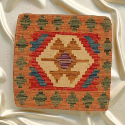 Coussin oriental Kilim 40x40 Taie d'oreiller tissé à la main