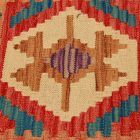 Coussin oriental Kilim 40x40 Taie d'oreiller tissé à la main